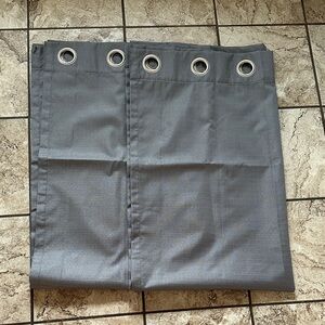 New Mainstays Gray 37 x 63” blackout window panels